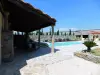 La grande piscine de notre Maison d'hote - gite - à vendre - avec piscine à Perpignan (20).webp
